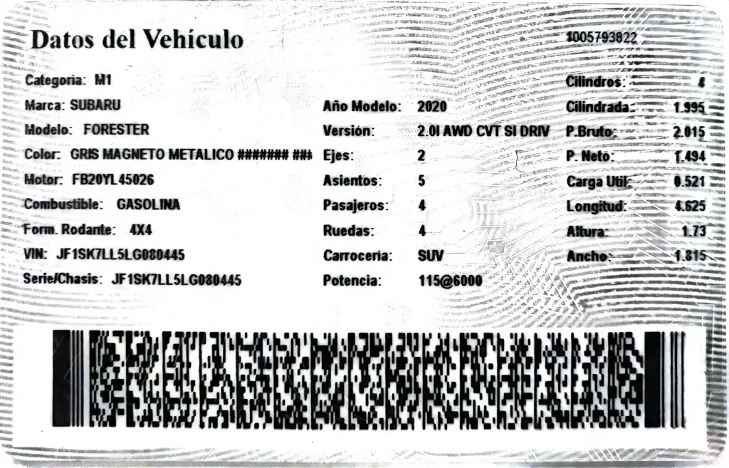 SUBARU Forester SI Drive CVT