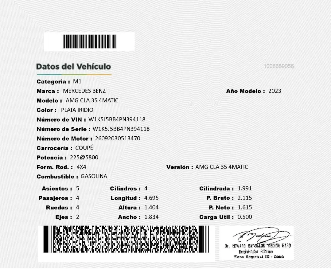 MERCEDES BENZ CLA AMG 4Matic