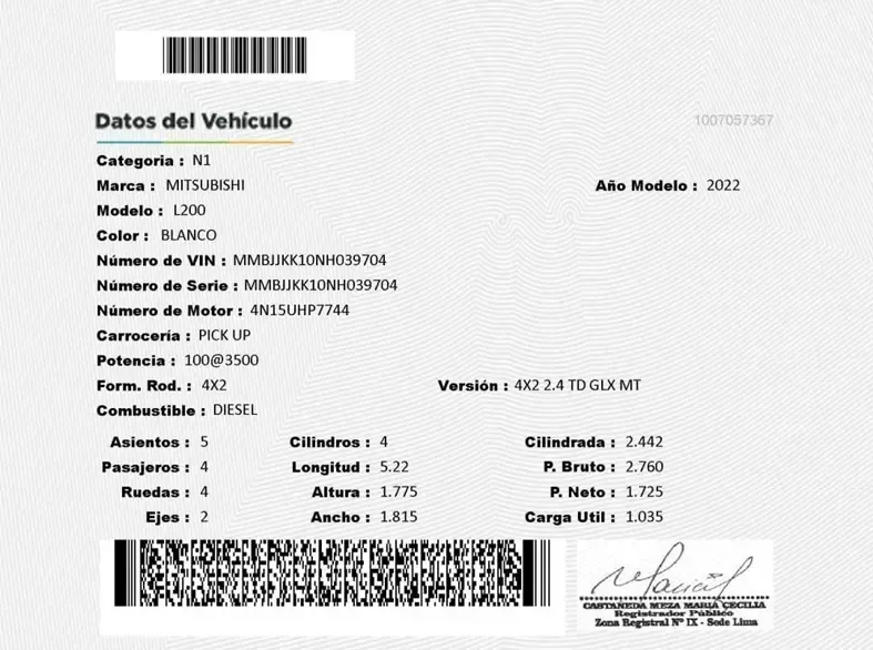 MITSUBISHI L200 4X2 2.1 TD GLX