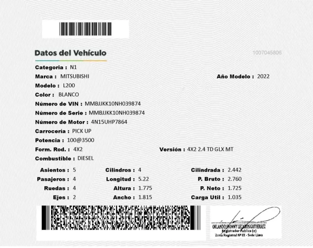 MITSUBISHI L200 4X2 2.1 TD GLX