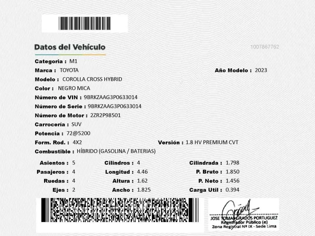 TOYOTA Corolla Cross Hibrido