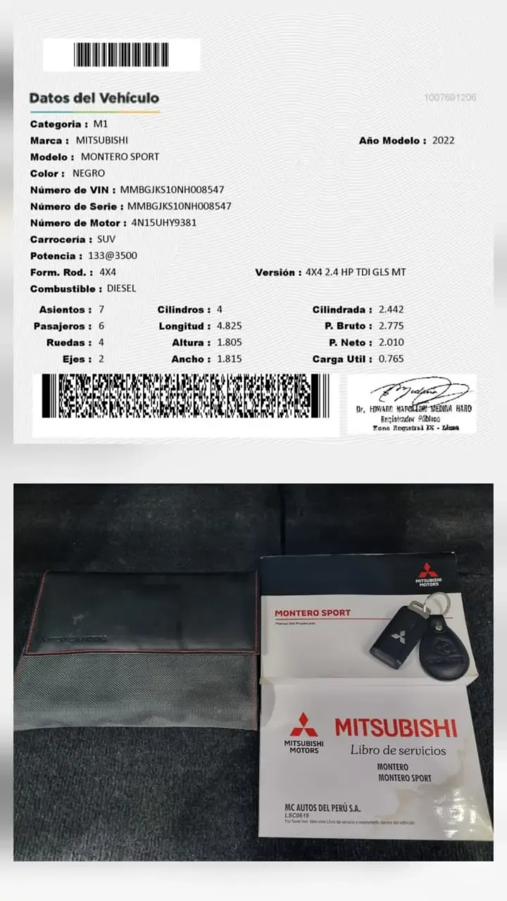 MITSUBISHI Montero Sport 2.4 HP TDI GLS MT 4X4