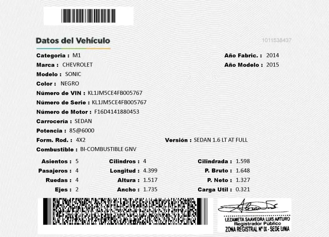 CHEVROLET Sonic LT