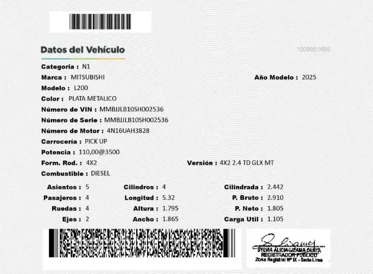 MITSUBISHI L200 GLX M/T 4X2