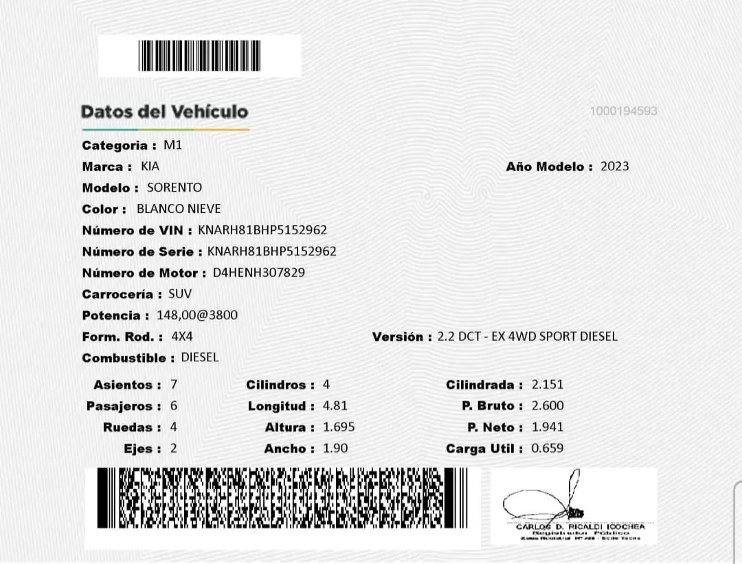 KIA Sorento EX Diesel